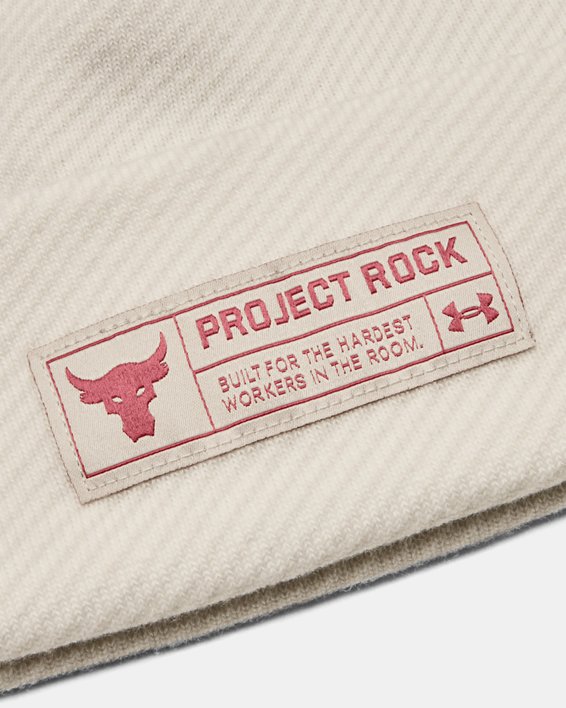 Men's Project Rock Beanie in White image number 2